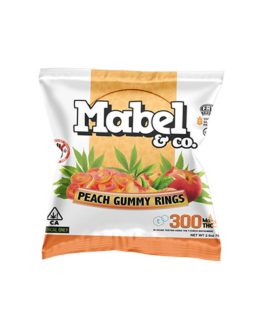 Mabel-Co-Peach-Gummy-Rings-300mg